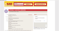 Desktop Screenshot of fuggonykeszites-rofosbolt.kalauz.hu